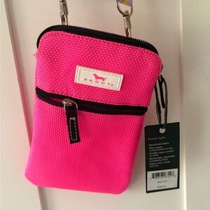 Scout Vibrant Pink Crossbody Bag with Textured Design
